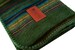 ALPACA WOOL BLANKET | Alpaca Blanket | Wool Throw | Soft Hypoallergenic Breathable | 85x65' |  Green Variegated (Many Colors Available) 