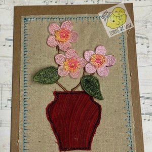 Sakura /Cherry Blossom handmade greeting card