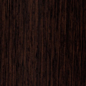 May include: Dark brown wood grain texture with a smooth, polished finish. The wood has a vertical grain pattern.