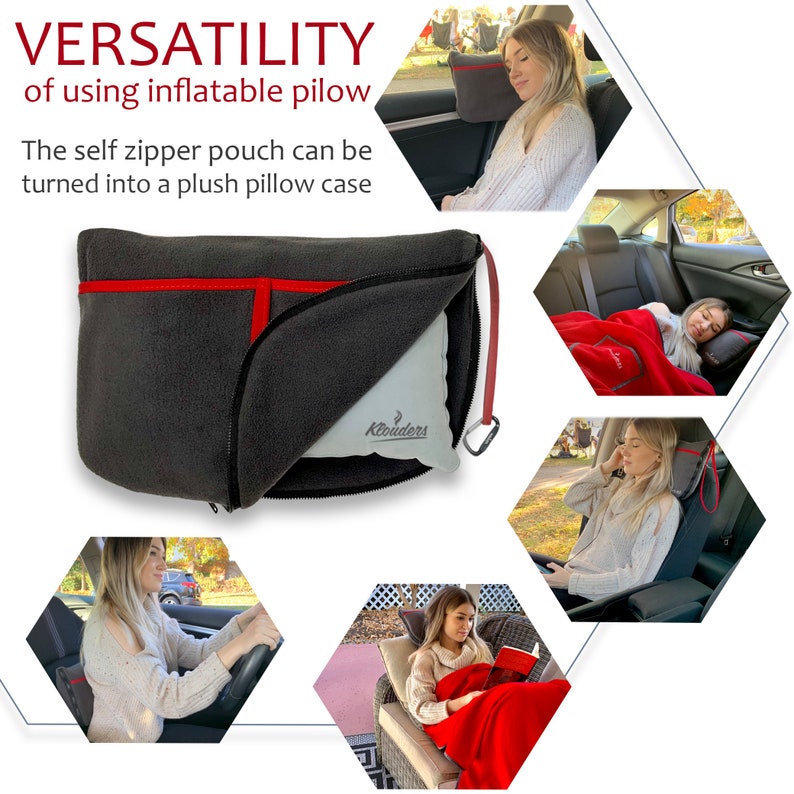 Comfy Blanket Travel Set / Cute Car Accessories for Women Men Teens / Great Grandma Gift Etsy