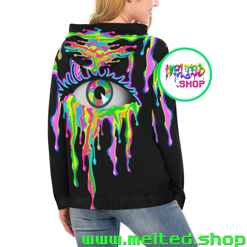 MELTED THIRD EYE Hoodie Women