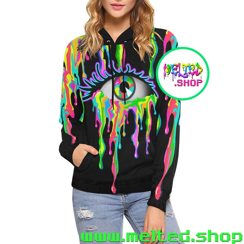 MELTED THIRD EYE Hoodie Women