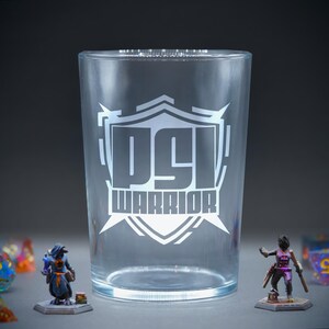DnD Etched Class Glass - PSI Warrior