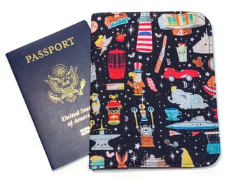 ALAZA Kawaii Black Cat Leather Passport Holder Cover Case Travel Wallet