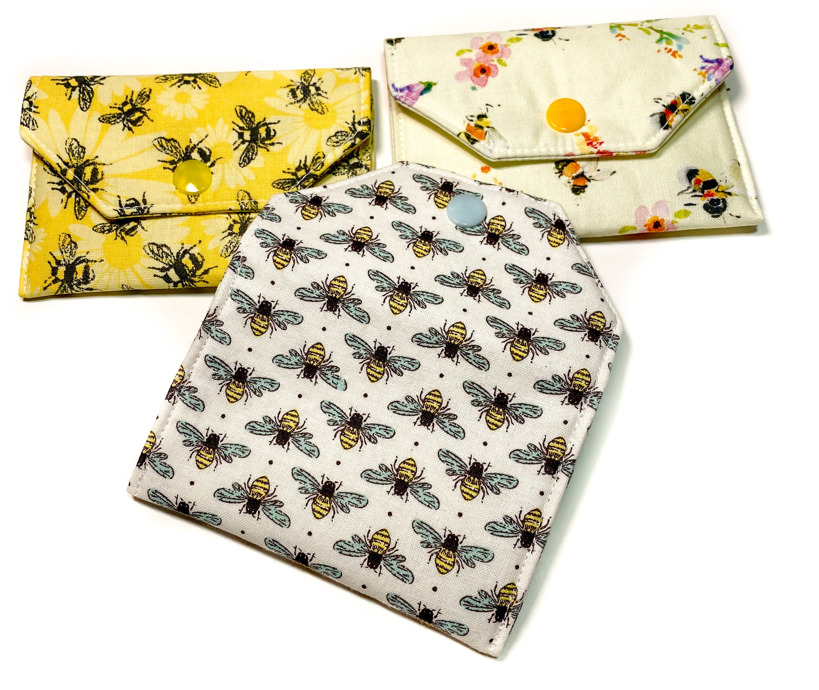 Bees Mini Wallet Birth Control Case Cute Card Wallet Etsy