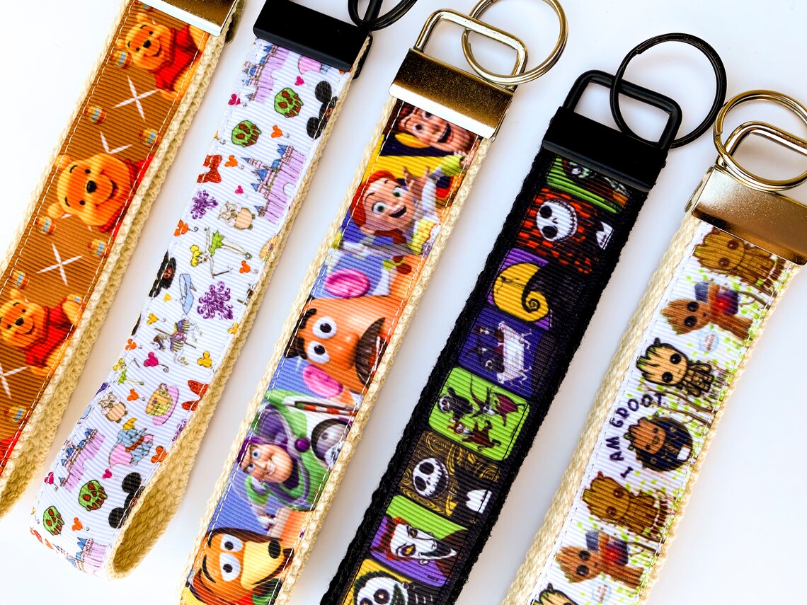 Disney Key Fob Toy Story Key Fob Disney Keychain Pooh Etsy