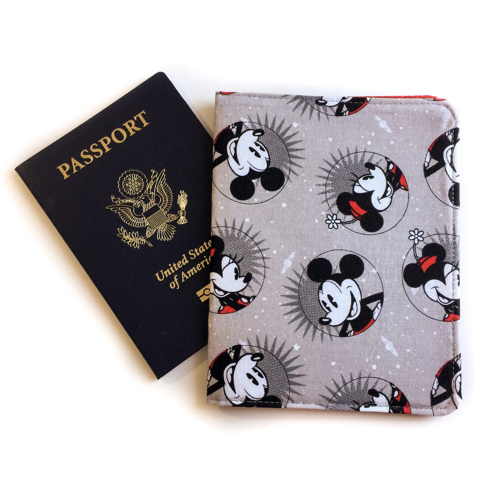 DISNEY PASSPORT HOLDER mickey passport case passport cover Etsy