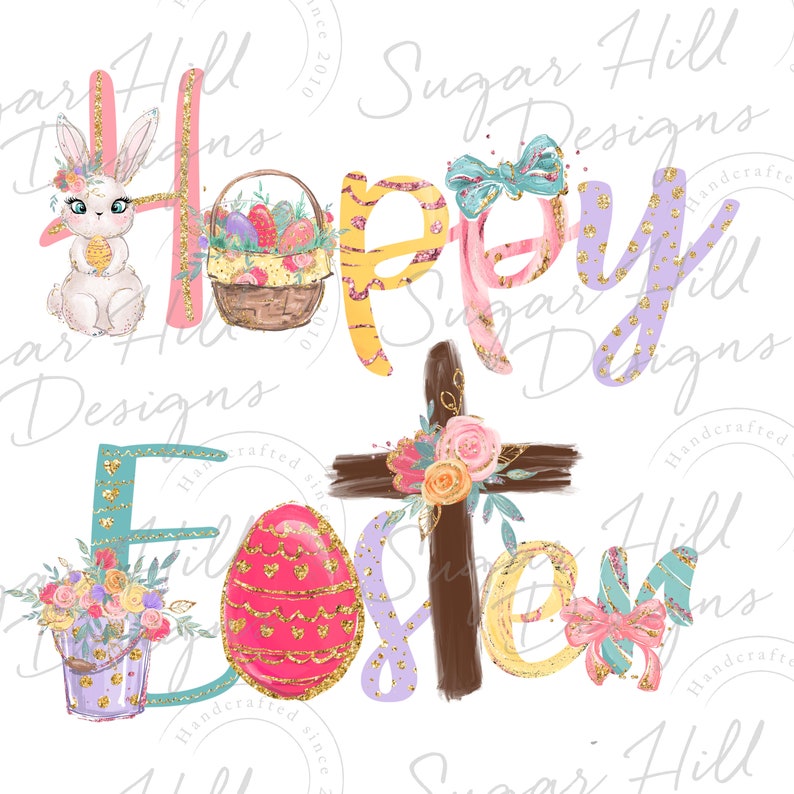 Download Easter sublimation design Easter png download transfer | Etsy