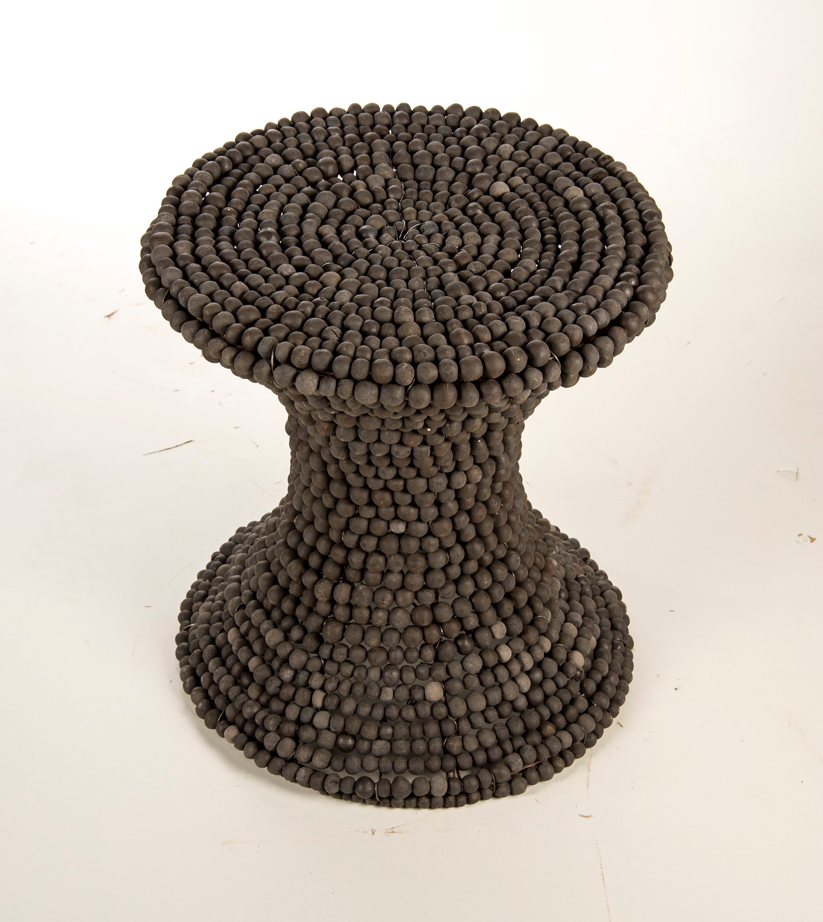 The Mud Beaded Stool Etsy