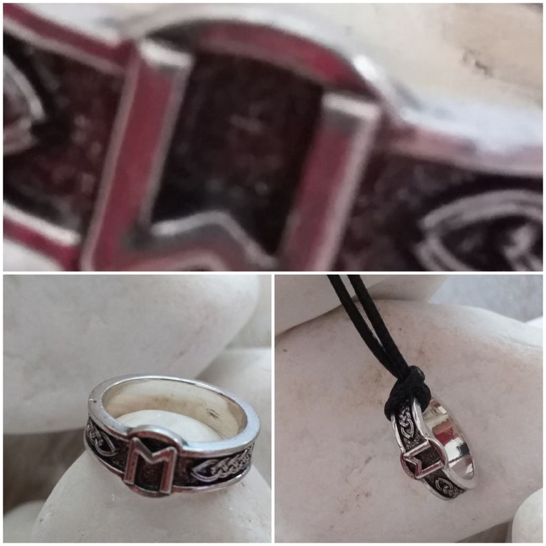 Vikings Ring Vikings rune ring,Rune rings pendant necklace,Viking rune pendant ring necklace,Vikings Jewerlly