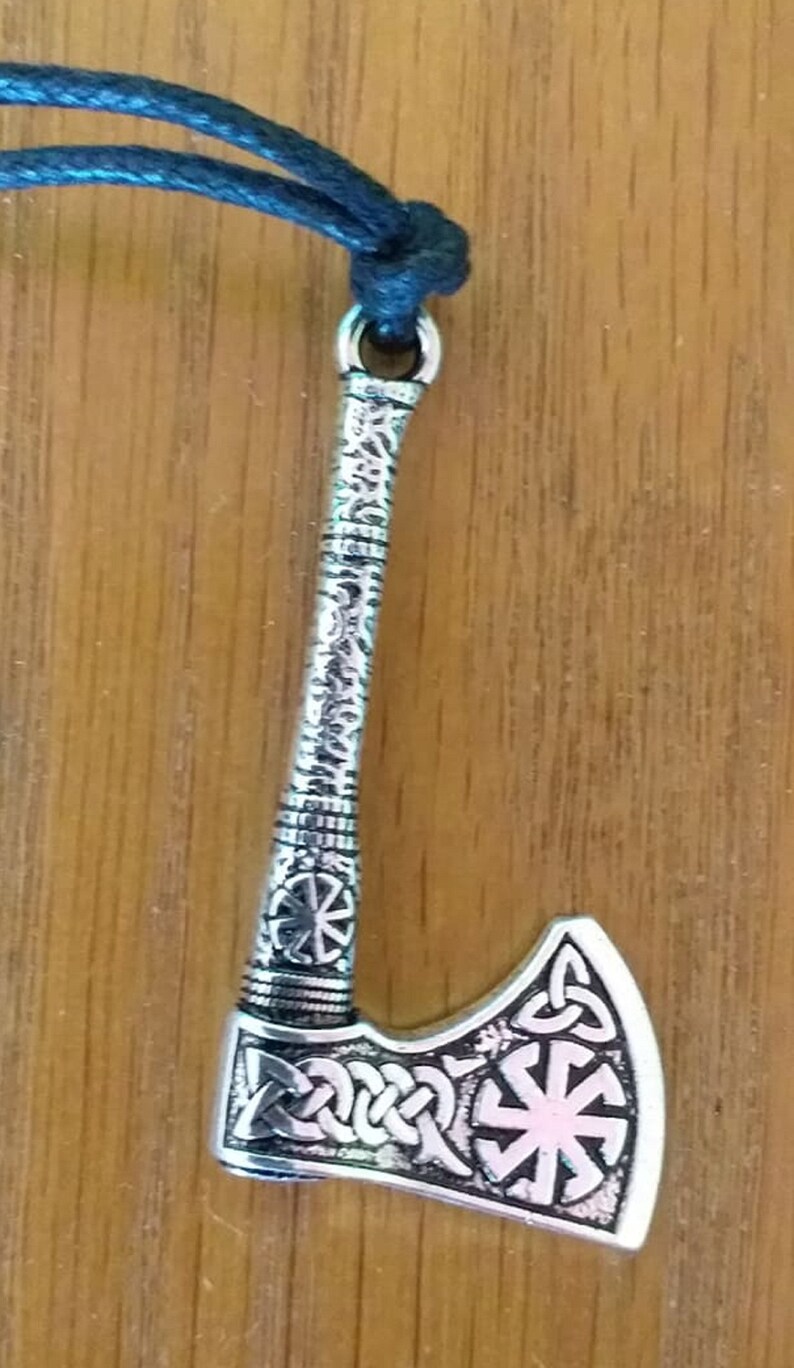 Silver Color Axe Gift Strength amulet Viking axe necklace Norse mythology pendant Axe Necklace,Viking jewellery