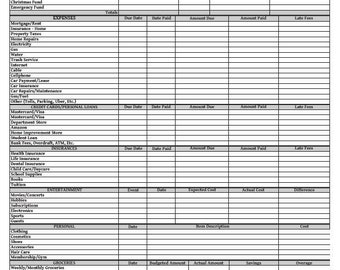 Complete Monthly Budget