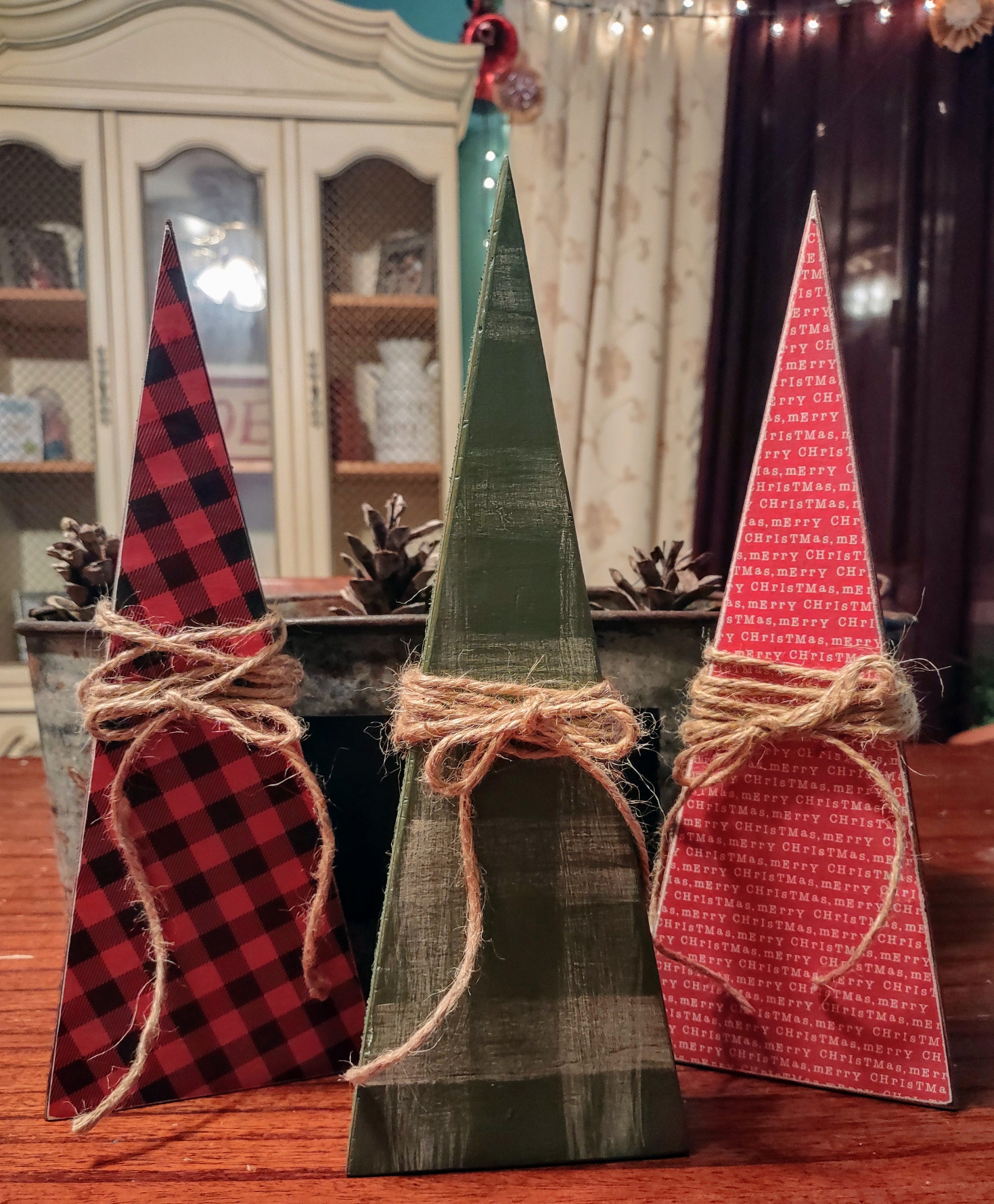 Wood Christmas Trees, Table Top Tree, Reclaimed Wood Christmas Trees Etsy