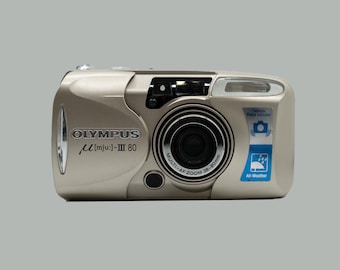 Olympus Mju III Wide 100 Point & Shoot Film Camera - Etsy India