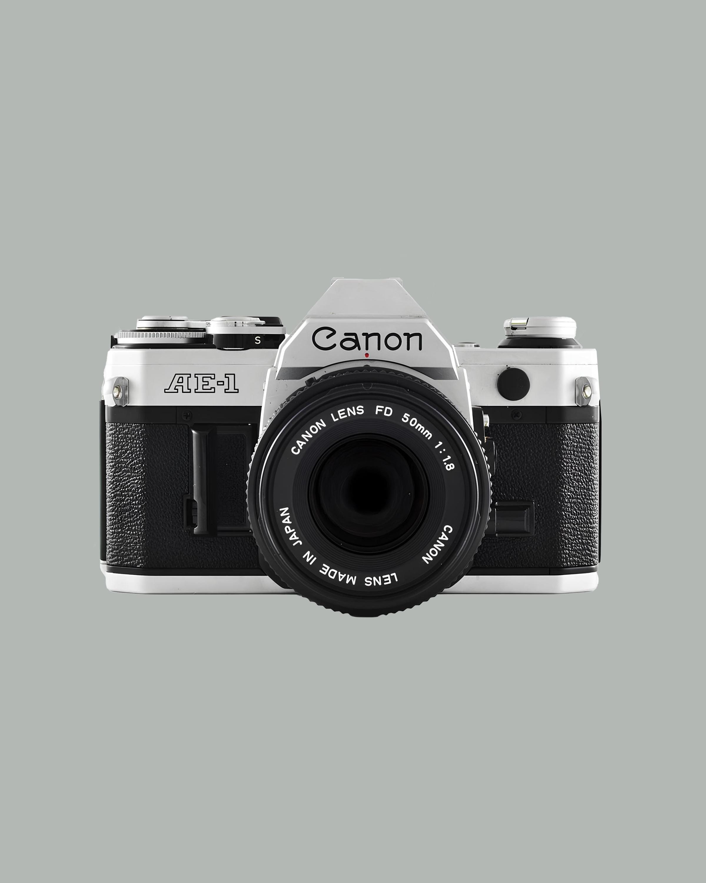 Canon AE-1 35mm Film Camera / 50mm 1.8 Lens / Vintage Camera
