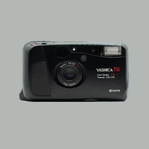 Yashica T4 Point and Shoot Film Camera / Vintage Compact Camera / 35mm