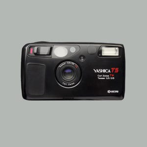 Yashica T5 Black RARE Film Camera / Point and Shoot / Vintage Camera / 35mm