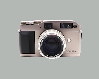 Contax G1 Film Camera + Carl Zeiss Planar 45mm f/2 T* Lens / Vintage 35mm / Classic Rangefinder