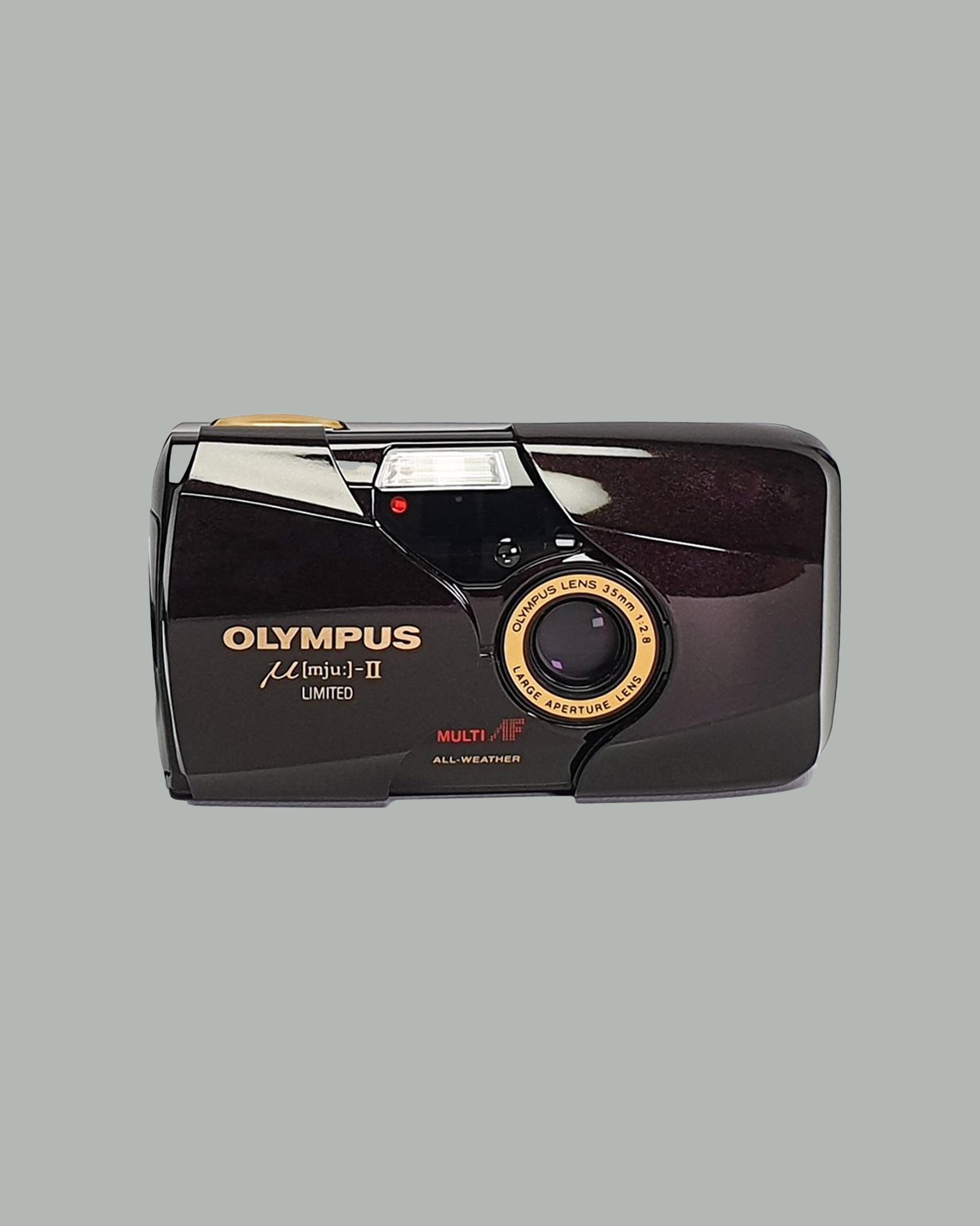 OLYMPUS オリンパス　μ 【mju:】LIMITED Band New Olympus μ mju Stylus Limited Point & Shoot Film