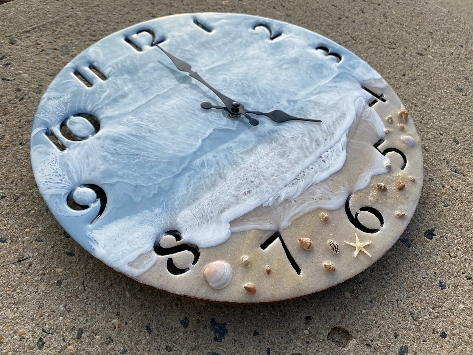 MTO Strand Uhr Ozean Home Decor Dekoration Wand Kunst | Etsy