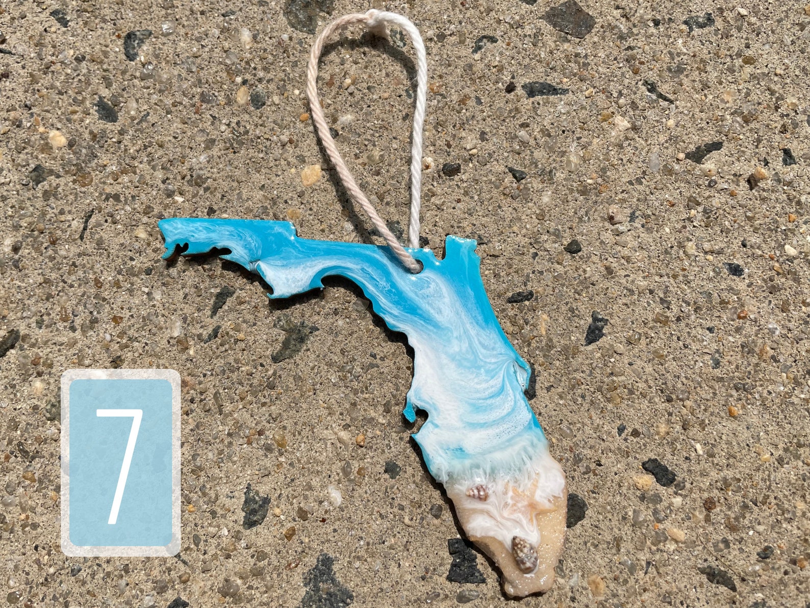 Florida Beach Ornament FL Hanging Decor Sanibel Miami Gifts Etsy