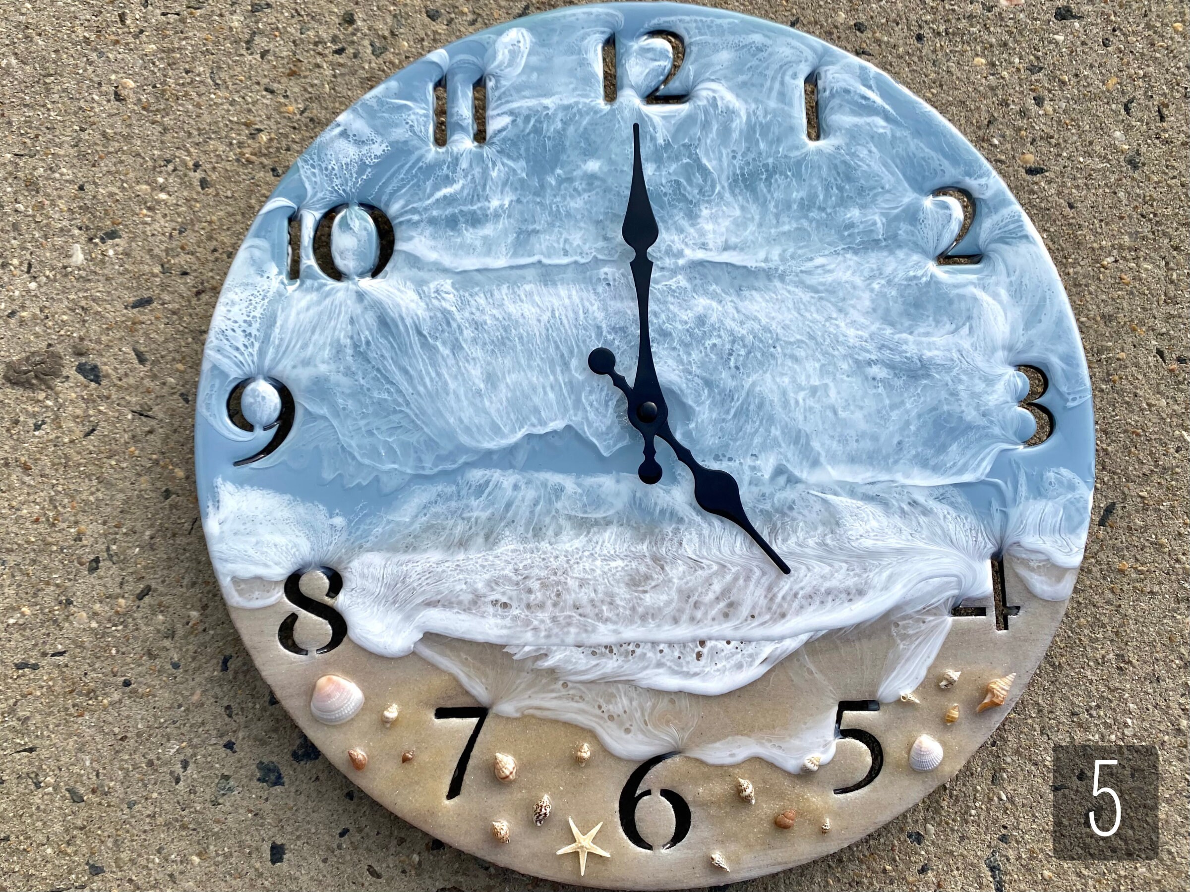 14 Beach Clock Beach Themed Clocks Luxury Ocean Etsy Singapore