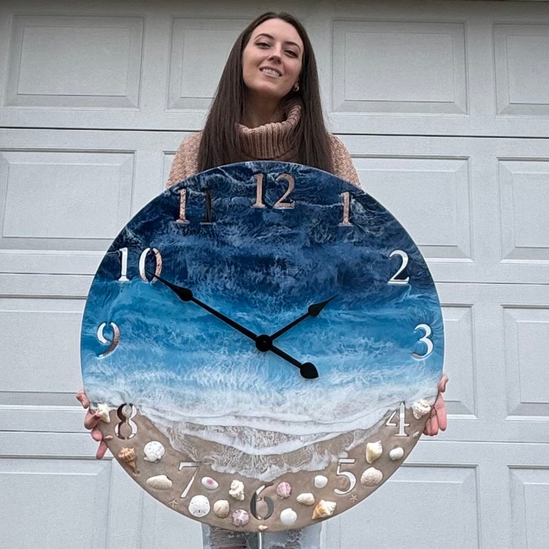 Bathroom Clock for Wall - Etsy