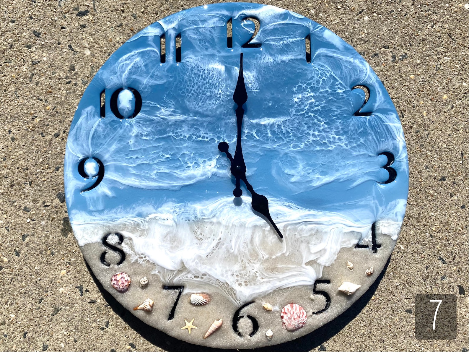 14 Beach Clock Beach Themed Clocks Luxury Ocean Etsy Singapore