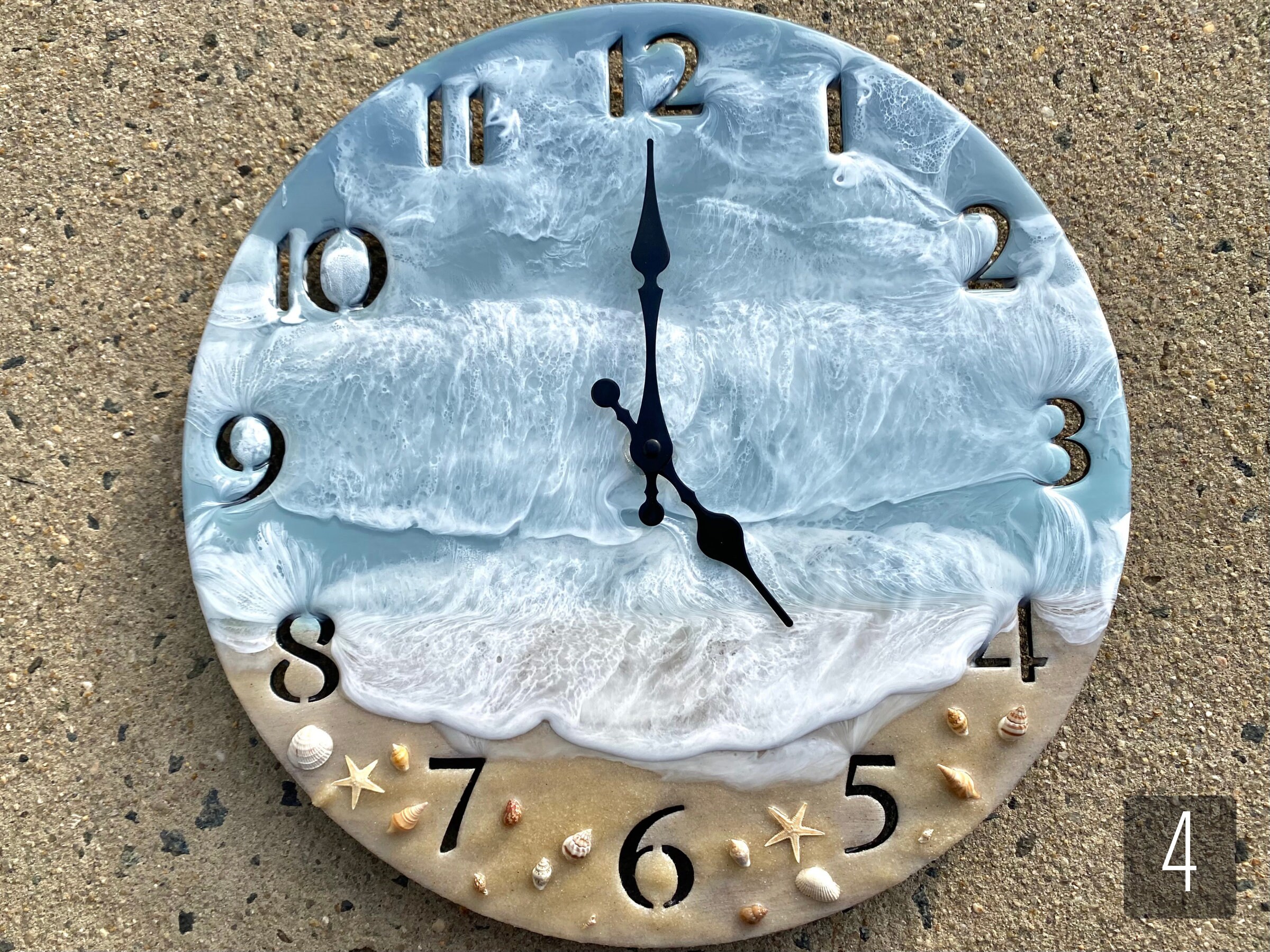 14 Beach Clock Beach Themed Clocks Luxury Ocean Etsy Singapore