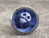 Panda - Drawer Knobs Crystal Dresser Knob Antique Bronze Copper Drawer Knobs French Cabinet Handles Pull Knob Ornate Furniture Hardware