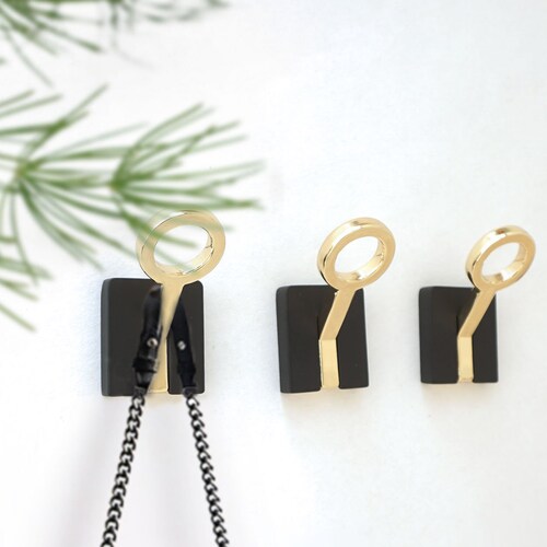 Modern Gold Wall Hooks Coat Hooks Hangers Decorative Wall Hook Etsy