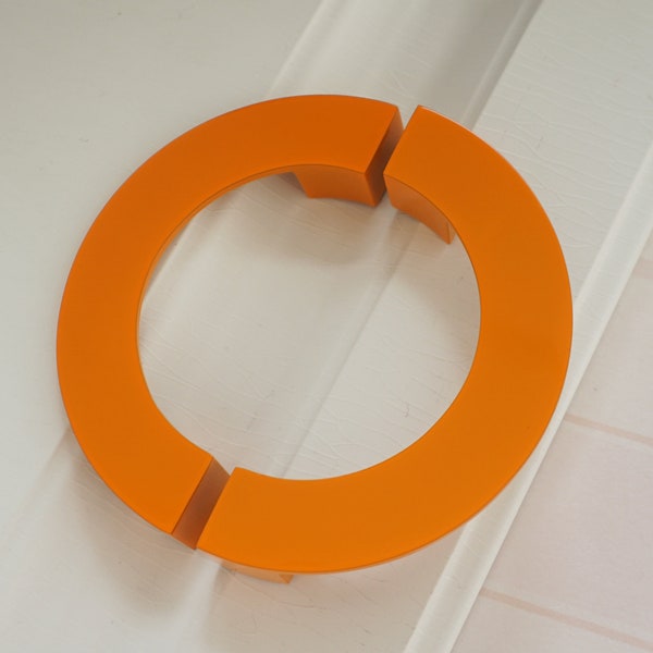 3.78''Orange Drawer Pulls Handles Dresser Pulls Cabinet Door Handles Pull Knob Kitchen Unique Modern Cuppboard Hardware Child  Semicircle