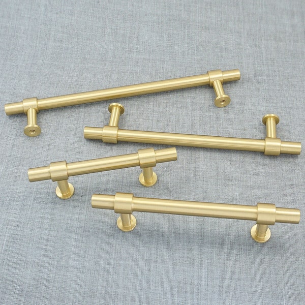 2.5" 3" 3.78'' 5'' 7.55''Solid Brass Cabinet Pulls Knobs Dresser Knobs  Drawer Pulls Cupboard Handle Kitchen Pulls Closet Wardrobe Handle