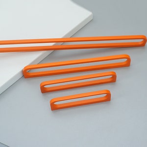 3.78'' 5'' 7.56'' 12.6''Orange Drawer Knobs Pulls Handles Kitchen Hollow Dresser Handle Knob Cabinet Door Handle Knob