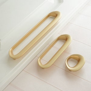 1.25' 3.78“  6.3" Polished Brass Dresser Handles Knobs Drawer Handles Knobs Hollow Cabinet Pulls Knobs  Handles Closet Cupboard Handles