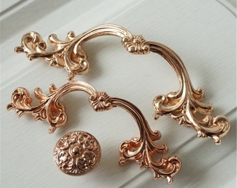 Rose Gold Knobs Etsy