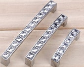 2.5 39 39 3.78 39 39 5 39 39 Clear Glass Dresser Drawer Pulls Handles Knobs Rhinestone Kitchen Cabinet Door Handle Pull Hardware Decor Bling 64 96 128mm