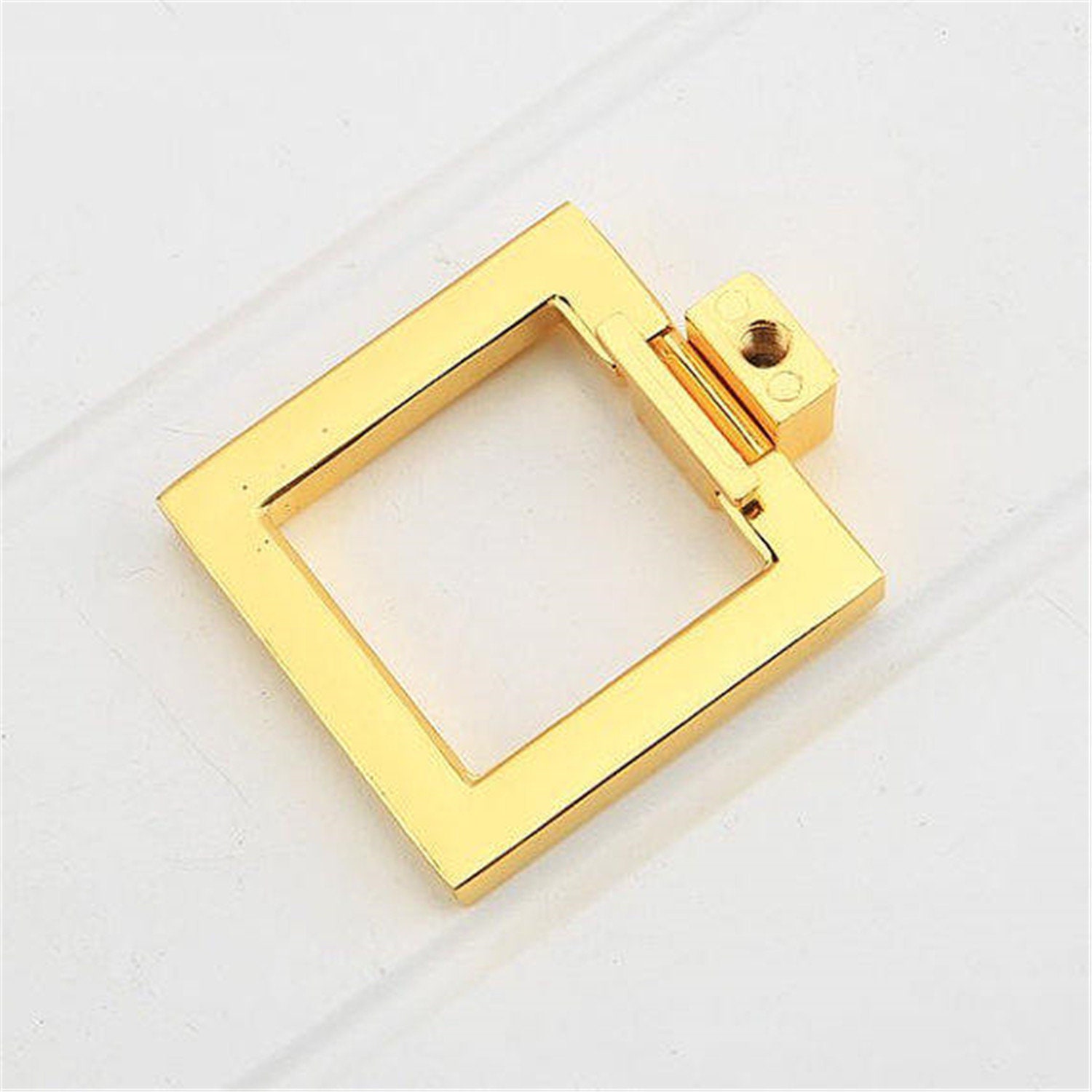 Square Drop Rings Pulls Knobs Cabinet Door Knobs Pulls Dresser - Etsy