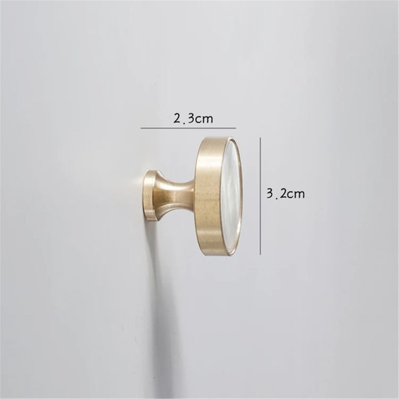 Brass Knobs Knobs Creative Brass Wardrobe Door Knobs Etsy
