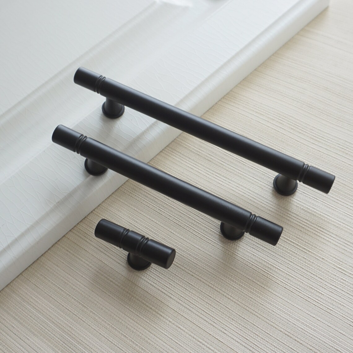3.75'' 5'' Black Drawer Pulls Handles Brass Etsy