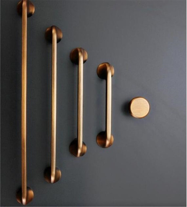 Antique Coffee Dresser Knobs Door Handles Drawer Knobs Etsy