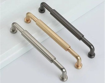 3.78" 5" 7.55" Drawer Pulls Knobs  Cabinet Pulls Handles Door Handle Brushed Nickel Brass Gold Gun Modern Cabinet Hardware 96 128 192mm