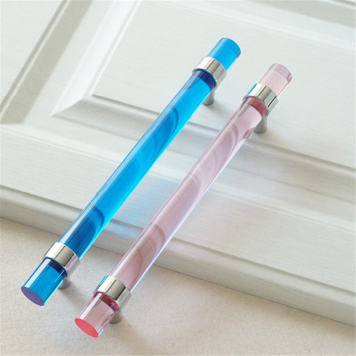 6.3 Acrylic Closet Handles Door Handles Dresser Etsy