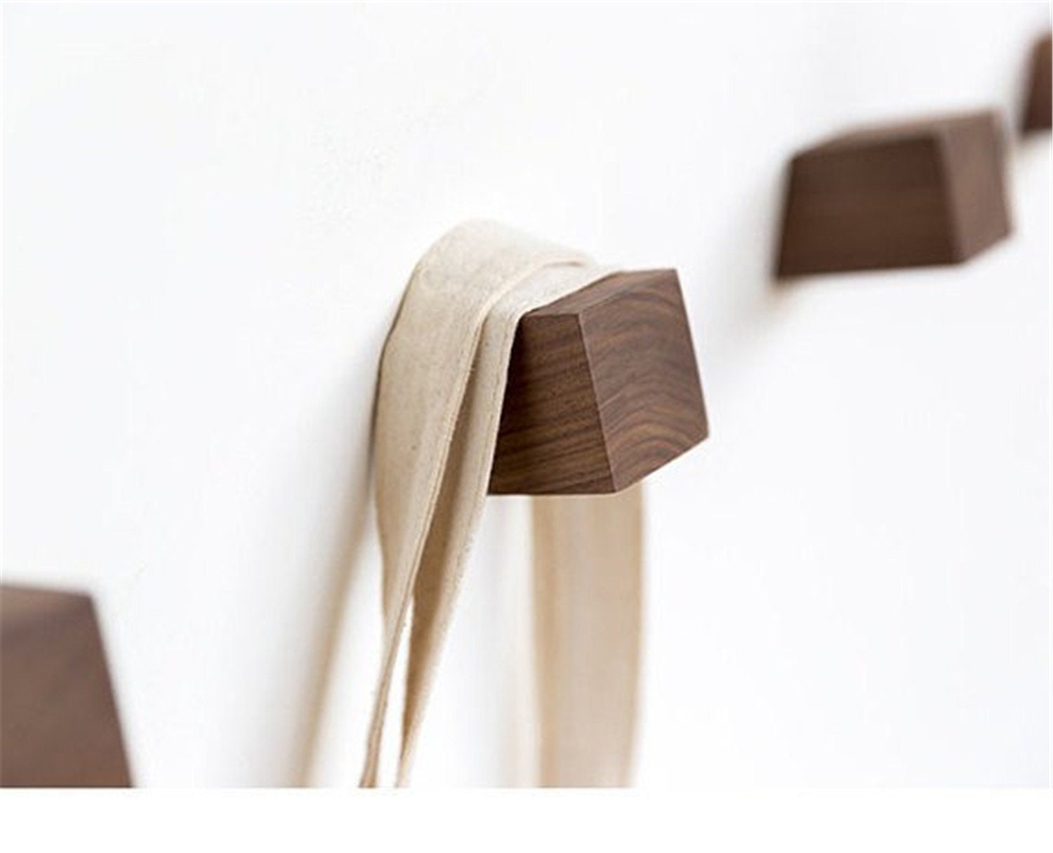 Massive Holz Haken dekorative Wand Haken Haken Haken | Etsy