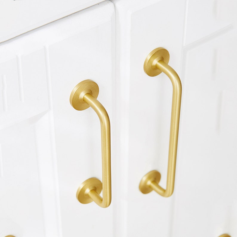 Large Solid Brass Drawer Pulls Knobs Door Handles Dresser