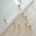 Customizable Drawer Pulls and Knobs Acrylic Gold Clear Dresser Pulls Cabinet Door Handles Pull Knobs Bathroom Handle Hardware Customized