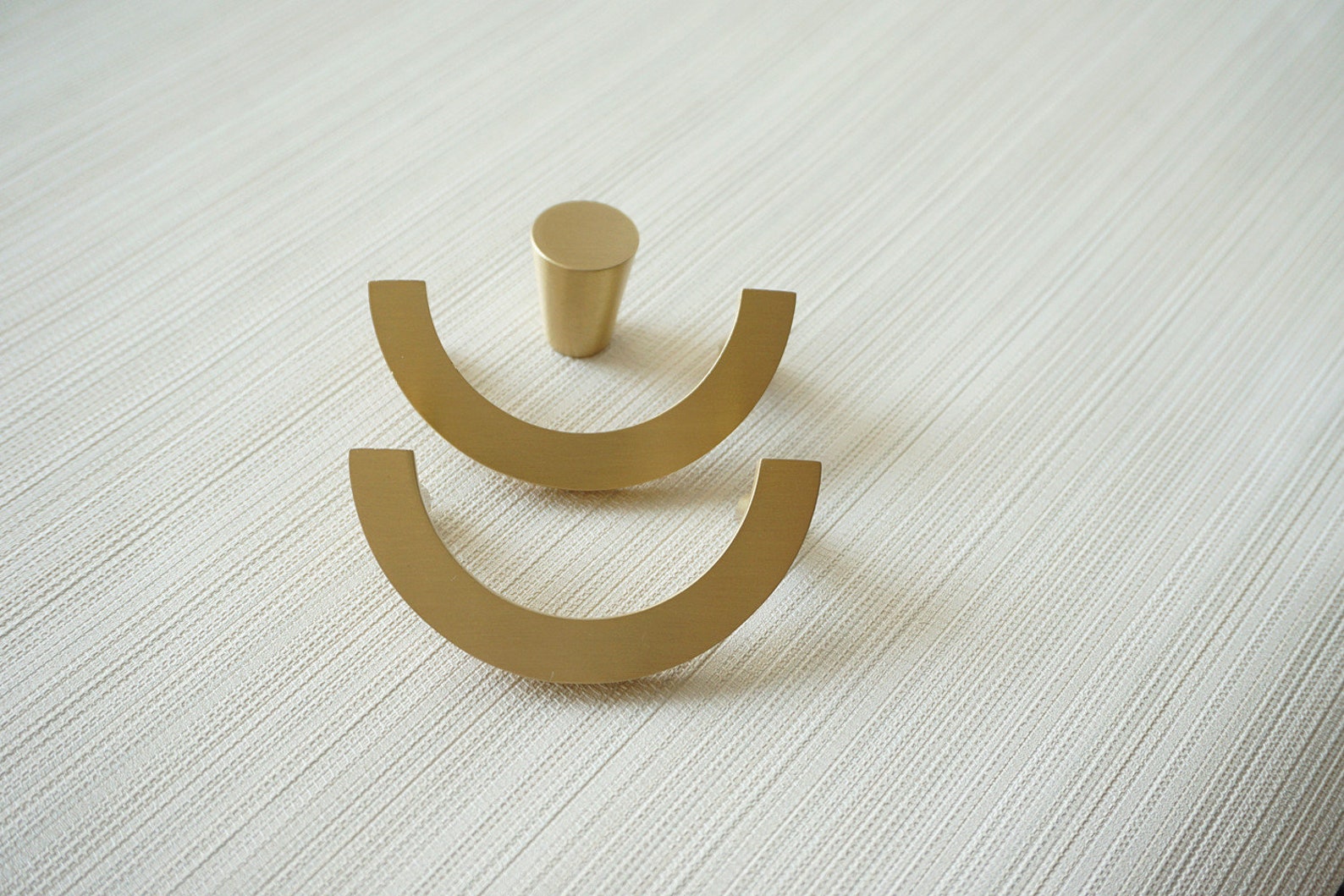 2444 Gold Messing Schubladengriffe Halbkreis | Etsy