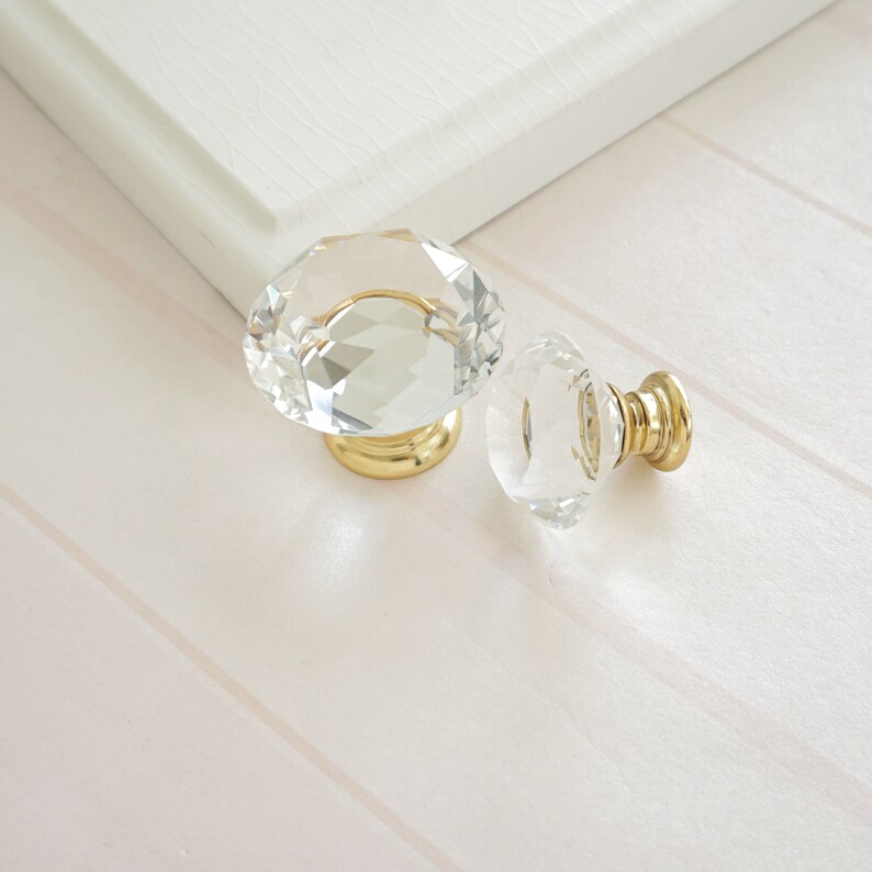Crystal Drawer Knob Handles Dresser Knobs Pulls Cupboard Knobs Etsy
