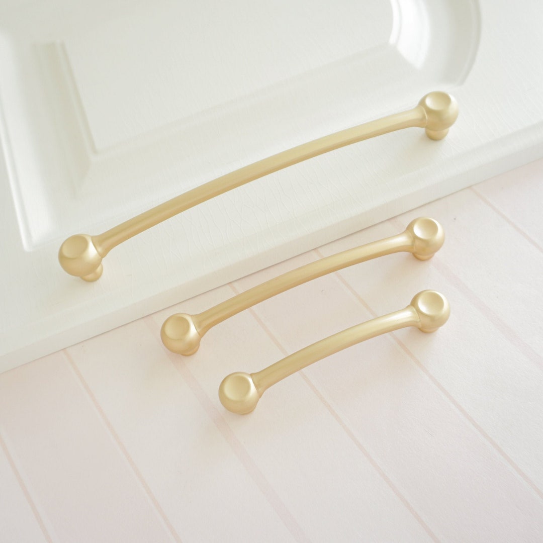 3.78 5.0 7.55 Brass Kitchen Pulls and Knobs Etsy