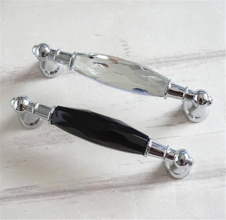 3.78 5 Glass Dresser Drawer Handles Pulls Knob Etsy